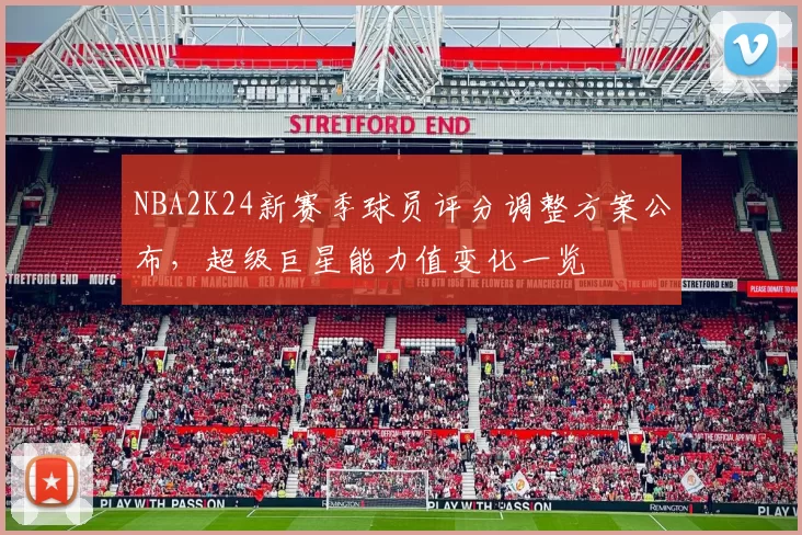 NBA2K24新赛季球员评分调整方案公布，超级巨星能力值变化一览