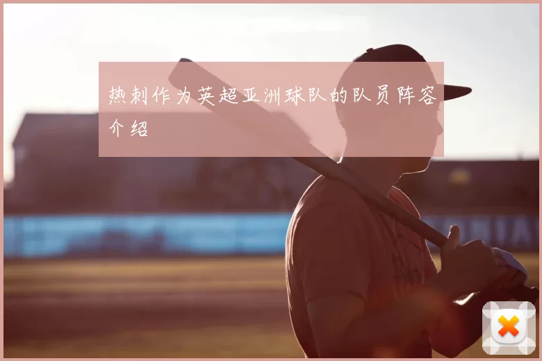 热刺作为英超亚洲球队的队员阵容介绍