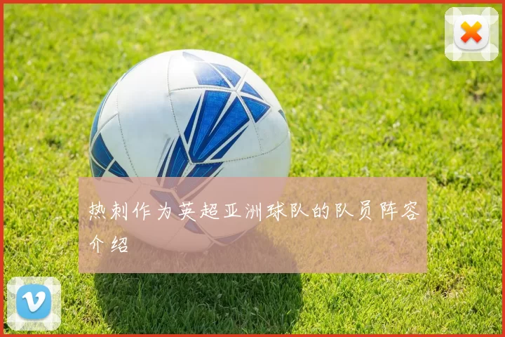 热刺作为英超亚洲球队的队员阵容介绍